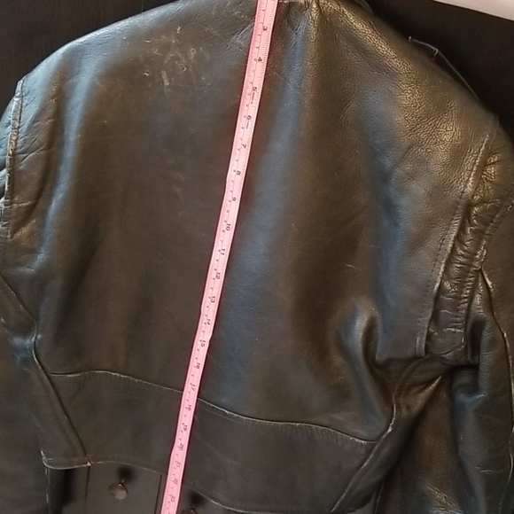 First Genuine Leather Biker Jacket - Picture 5 of 5